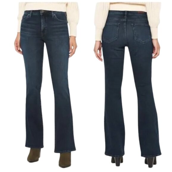 Women's 14 Kut From The Cloth Natalie High Rise Bootcut Jeans  Dark Wash - Picture 1 of 7